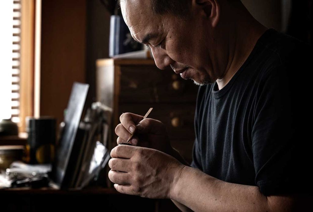 川連漆器　摂津 広紀