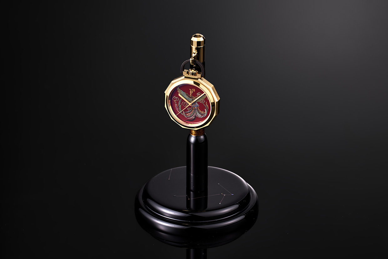 提げ時計　鳳凰