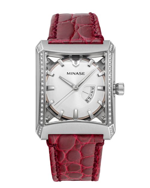 FIVE WINDOWS Mid size Leather Model Stone-clamped (Diamond) [VM07-C12SDD]