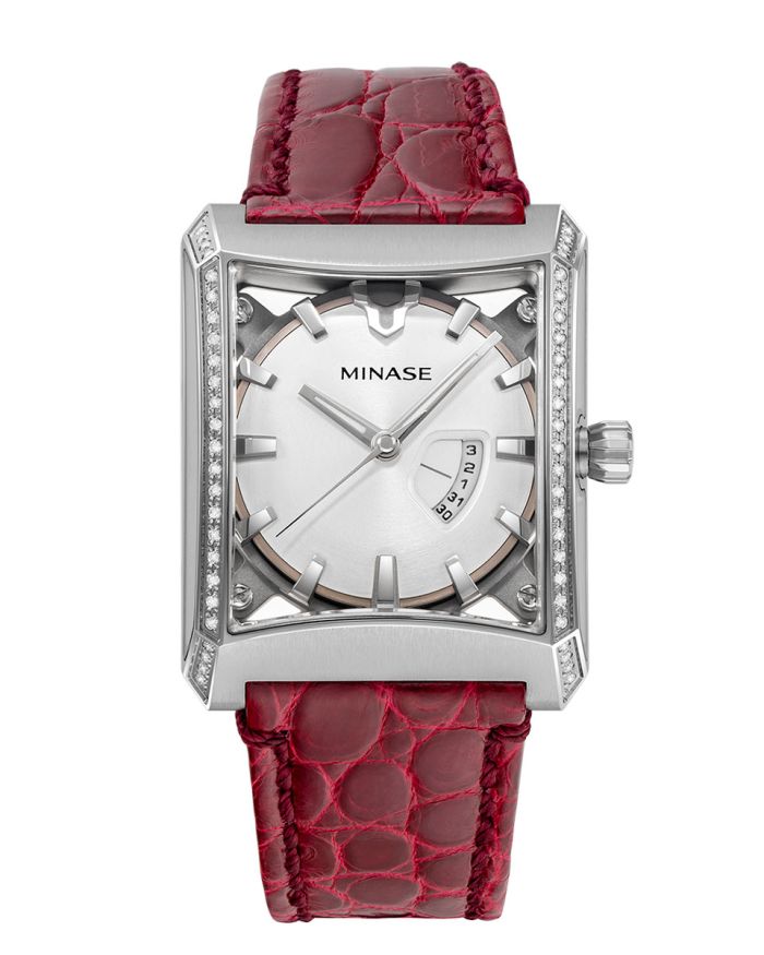 FIVE WINDOWS Mid size Leather Model Stone-clamped (Diamond) [VM07-C12SDD]