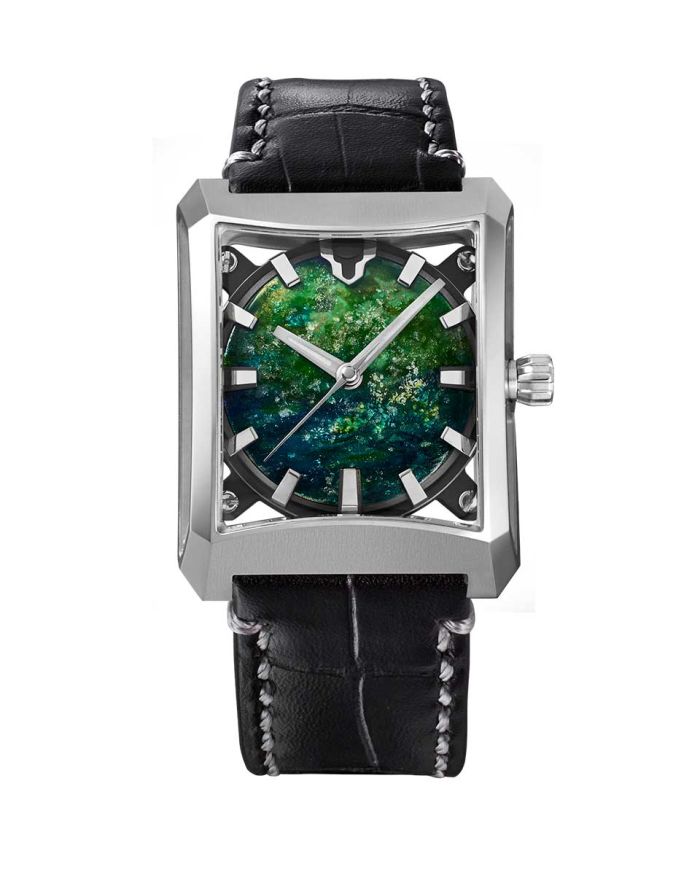 YUSAI Series “FIVE WINDOWS MID ~Pluralist Garden” Leather model (Black) [VM07-CBKTTG-SSD]