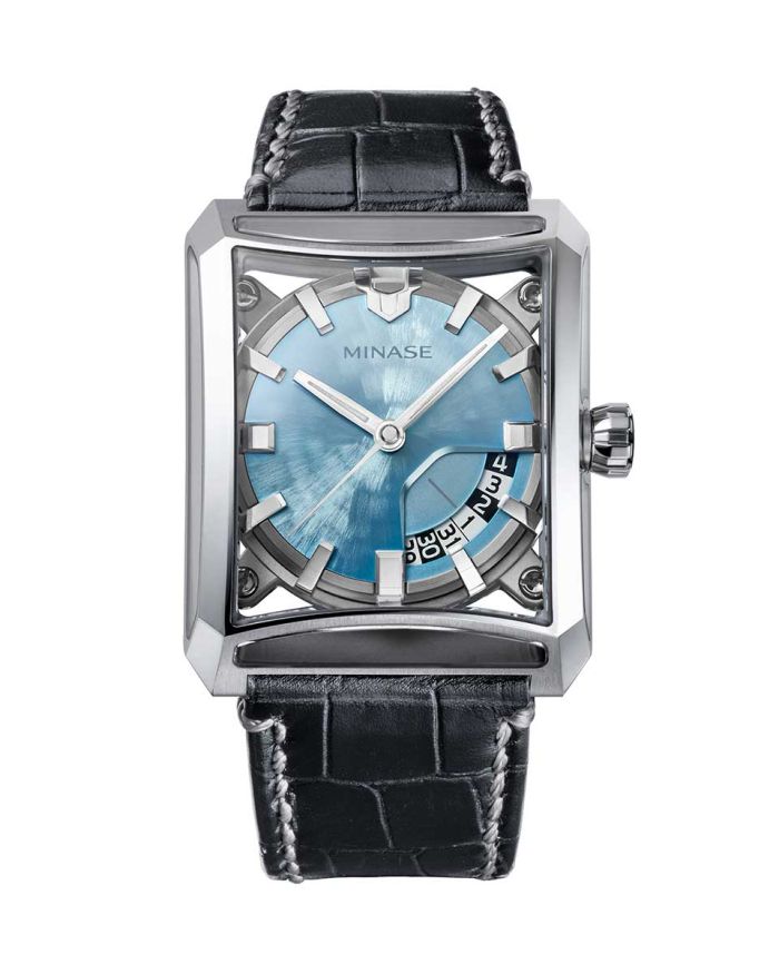 SEVEN WINDOWS “YUKI-HIRA Dial” Leather model [VM15-CBKYIB-SSD]