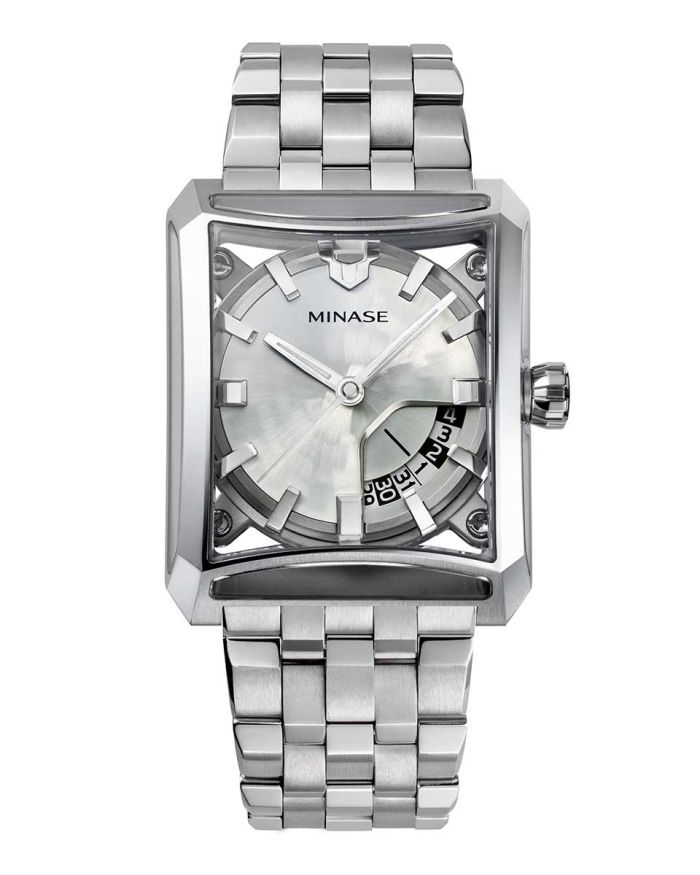 SEVEN WINDOWS “YUKI-HIRA Dial” Bracelet Model [VM15-M01YWH-SSB]