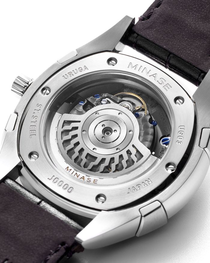 URUGA 42 “ICE BLUE” Leather Model [UG03-CBKNIB-SSD]