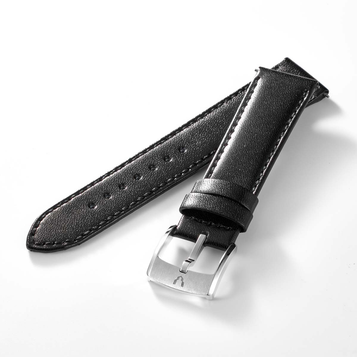 MASTER CRAFT M3 “Smooth cowhide One-touch Strap” – Black [M3-VBK20-18]
