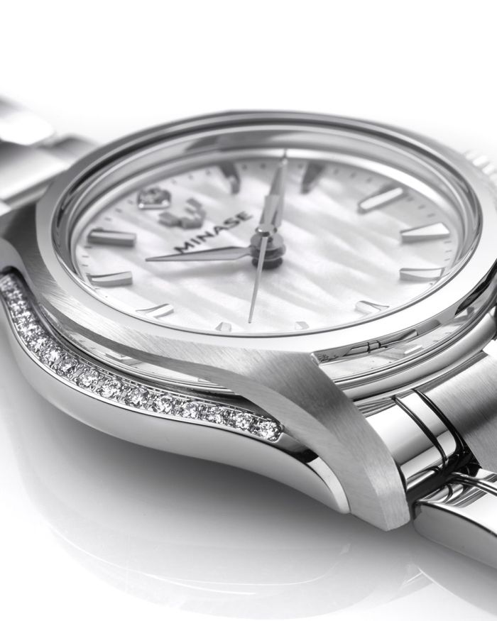 Luna Arch Bracelet Model “Stone-clamped (Diamond)” [UG01-M01NWH-SSBD]