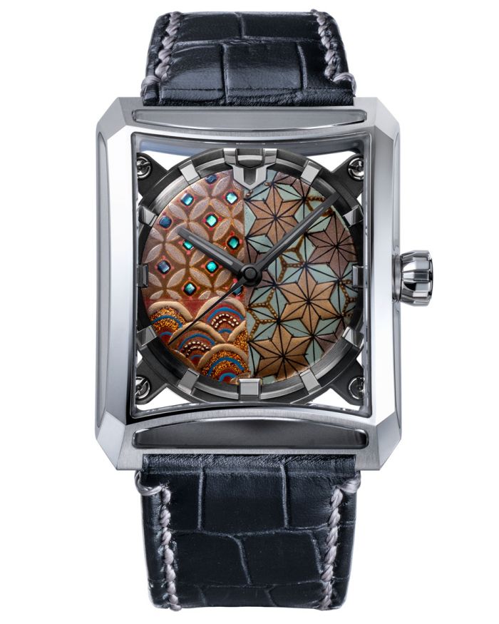 Urushi Series MAKI-E “SEVEN WINDOWS ~Komon” Leather model [VM15-CBKMA2-SSD]