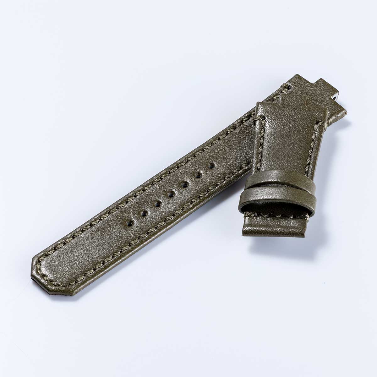 HORIZON Mid “Smooth cowhide strap” (VM06) – Olive [VM06-VOL]