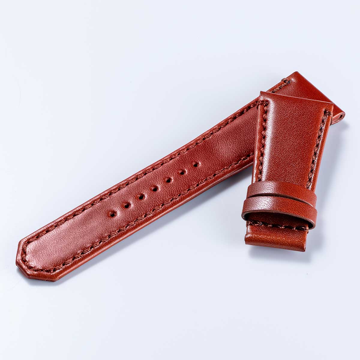 FIVE WINDOWS Mid “Smooth cowhide strap” (VM07) – Brown5 [VM07-VDB]