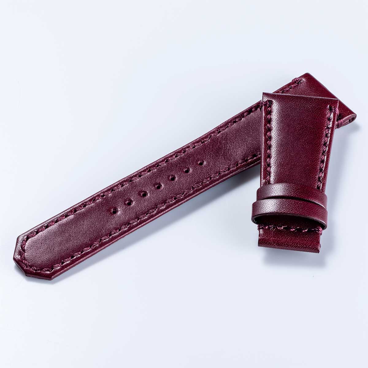 FIVE WINDOWS Mid “Smooth cowhide strap” (VM07) – Dark Red [VM07-VDR]