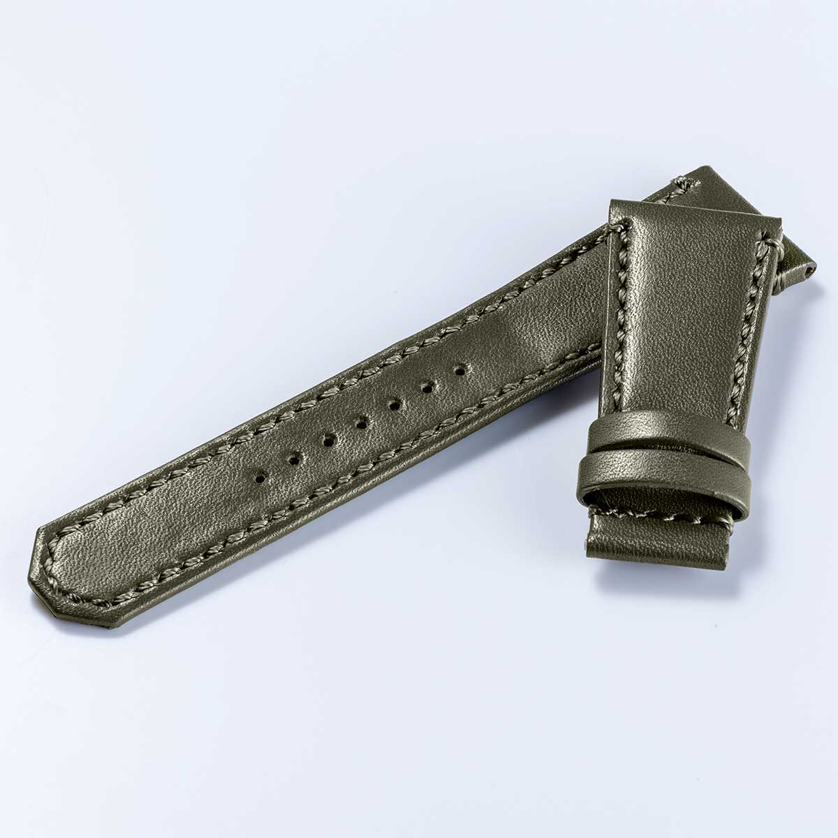 FIVE WINDOWS Mid “Smooth cowhide strap” (VM07) – Olive [VM07-VOL]