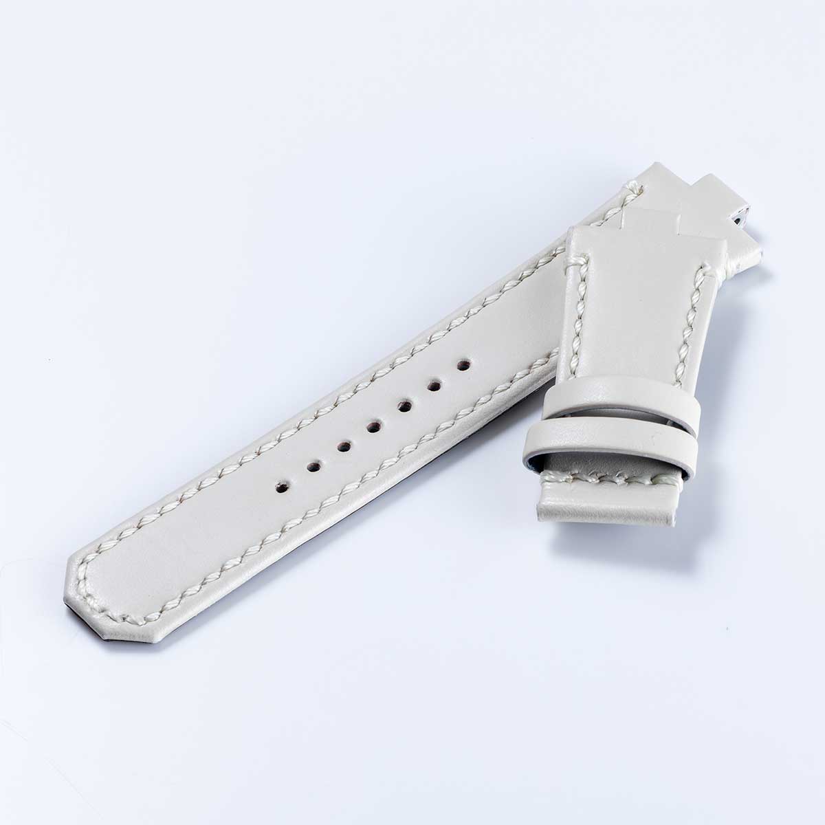 Smooth cowhide strap – White 17 (VM12-VWH)