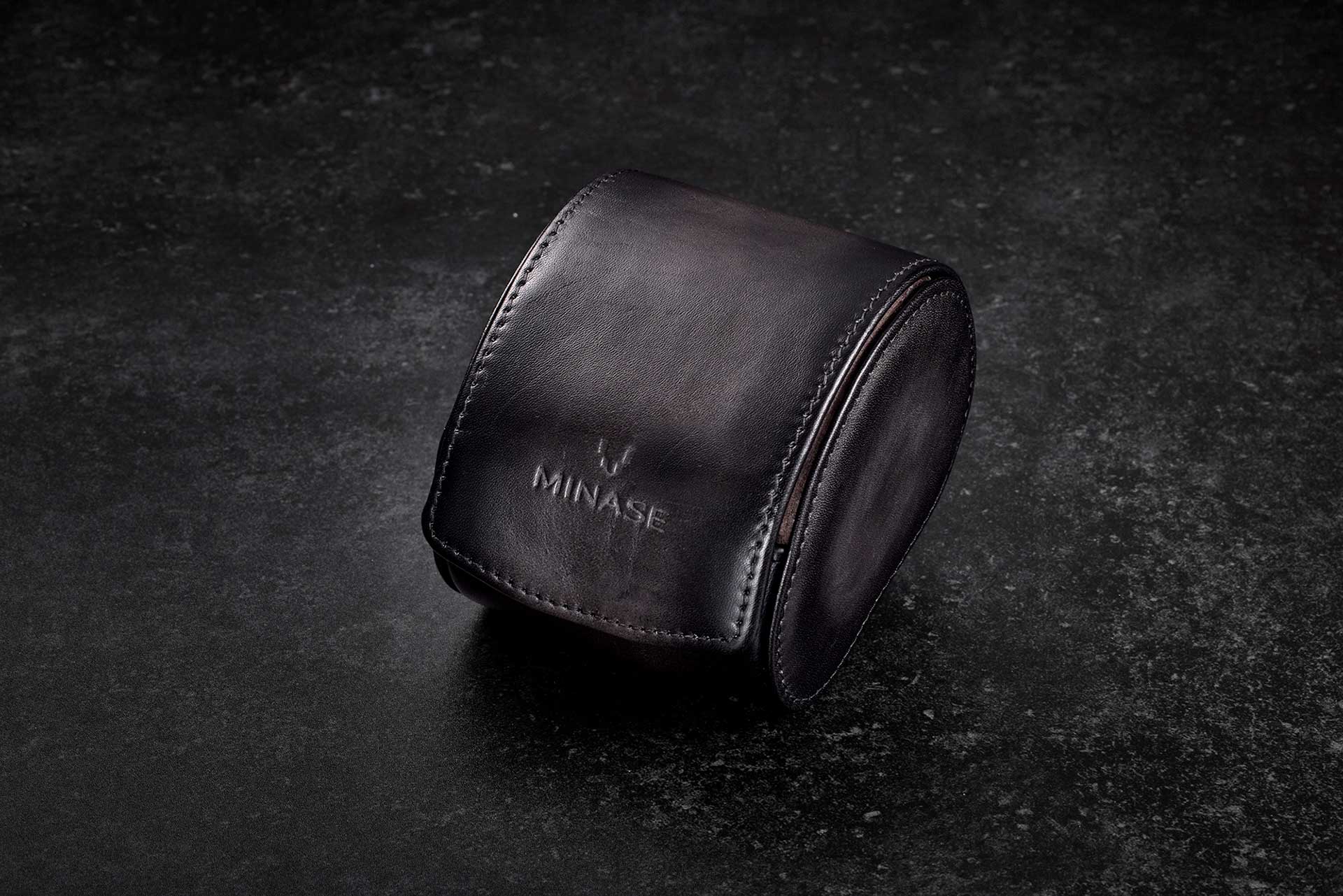leather watch case