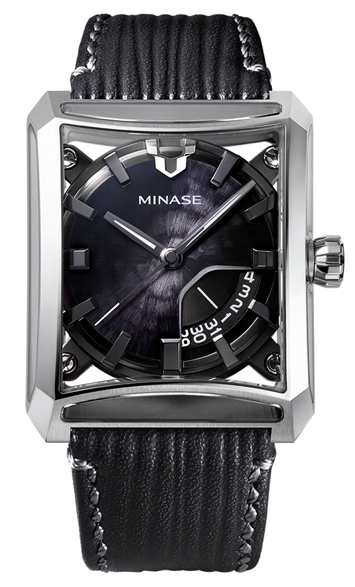 Wavy Grain Leather Strap Model