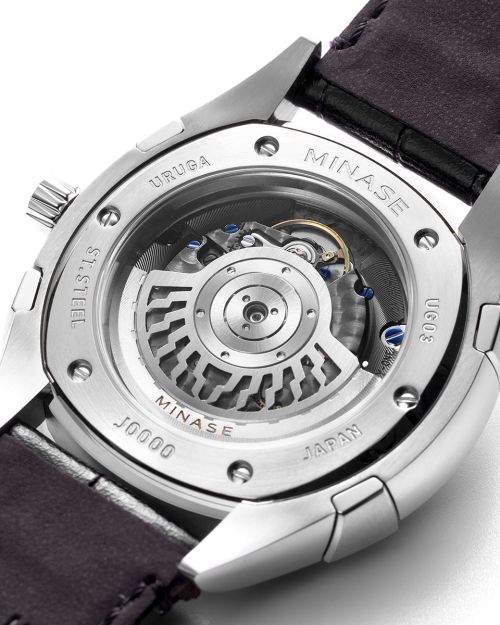 URUGA 42 “ICE BLUE” Leather Model [UG03-CBKNIB-SSD]