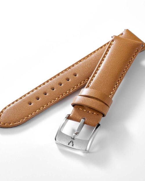 MASTER CRAFT M3 “Smooth cowhide One-touch Strap” – Camel [M3-VCA20-18]