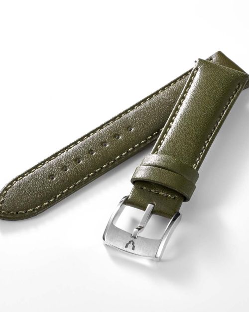MASTER CRAFT M3 “Smooth cowhide One-touch Strap” – Olive [M3-VOL20-18]