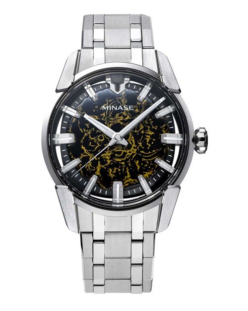 Urushi Series SHIBO-URUSHI “DIVIDO ~Golden Flux” Bracelet Model [VM14-M01KA3-SSB]