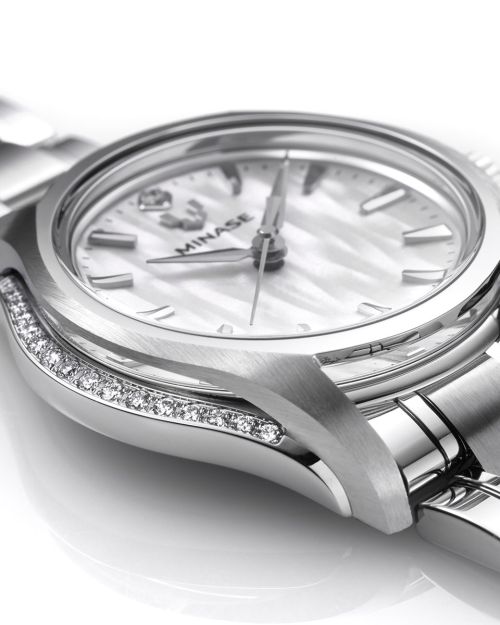 Luna Arch Bracelet Model “Stone-clamped (Diamond)” [UG01-M01NWH-SSBD]