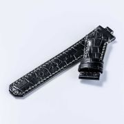 HORIZON “Croco-embossed cowhide strap” (VM12) – Brack [VM12-CBK]