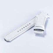 HORIZON Mid “Croco-embossed cowhide strap” (VM06) – White [VM06-CWH]