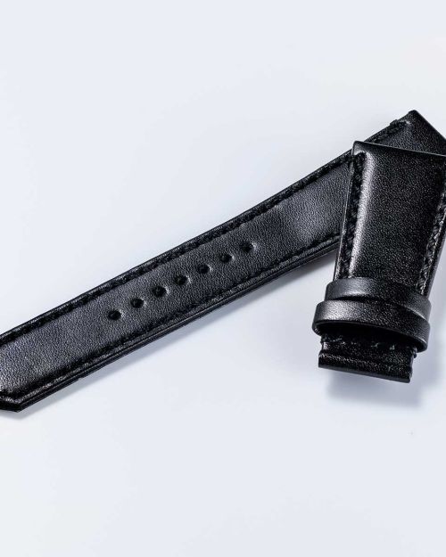 SEVEN WINDOWS “Smooth cowhide strap” (VM15) – Black [VM15-VBK]
