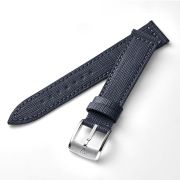 MASTER CRAFT J3 “Embossed calf leather strap” – Blue [J3-NBL18-01]